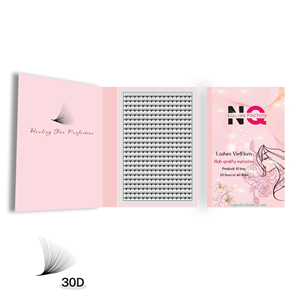 Nhà Cung Cấp Biểu Tượng Tùy Chỉnh Matte Màu Đen Cá Nhân Lash Số Lượng Lớn Tổng Hợp Tóc Fan Lông Mi Kit Với Cụm Lông Mi - Product Image 4