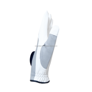 Guantes de golf de cuero genuino personalizados de alta calidad hechos en Indonesia para mujeres y hombres con malla transpirable para deportes - Product Image 3
