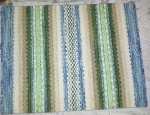 Venta al por mayor bohemio multicolor rayas Flatweave algodón Dhurrie Alfombra tejida a mano diseño personalizado hilo reciclado corredor alfombra vibrante - Product Image 2