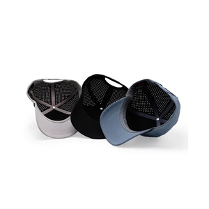 Gorra de golf impermeable de secado rápido al por mayor con hebilla trasera ajustable, gorra de rendimiento de 5 paneles que absorbe el sudor, suministro de marca con logotipo personalizado - Product Image 5
