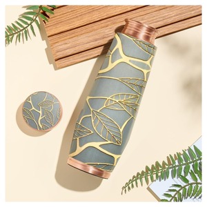 Botella de Agua de Cobre Ecológica de Doble Pared Clásica para una Vida Saludable e Hidratación Diaria - Compre Directamente del Proveedor - Product Image 1