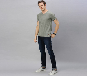 Camisetas de Hombre para Verano, Gimnasio, Deportes, Casual, Aire Libre, Color Sólido, Manga Corta, Tela de Algodón Suave, Cuello en V - Product Image 4