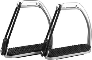 อุปกรณ์ขี่ม้าเพื่อความปลอดภัยพร้อมที่เหยียบสแตนเลสขัดเงาสีเงินพร้อมพื้นกันลื่น อุปกรณ์ขี่ม้าเพื่อความปลอดภัยสำหรับผู้ใหญ่ - Product Image 4