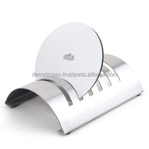 ที่รองแก้วกาแฟโลหะดีไซน์พรีเมี่ยมทำด้วยมือถาดรองแก้วอลูมิเนียม - Product Image 2