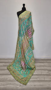 Charming Handmade Customizable Fabric European American Stylish Lightweight Breathable Party Wear Scarf for Women - Product Image 3