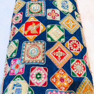 Premium position print with embroidery fabric is a modern textile designed for stylish fashion and <b>garment</b> collections This fabr - Product Image 4