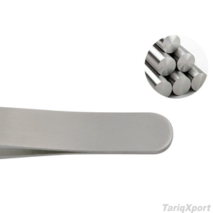 Pince à épiler professionnelle de luxe en acier inoxydable pour sourcils et poils du visage, ultra-fine, à pointe biseautée et précise, réutilisable, haute qualité - Product Image 4