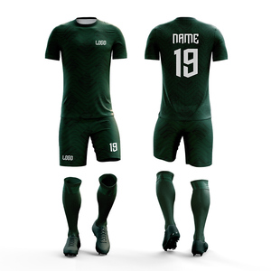 Uniforme de Fútbol Personalizado para Hombre, Conjunto de Camiseta y Pantalones Cortos, Ropa Deportiva de Alto Rendimiento, Impresión por Sublimación, Logotipo, Nombre y Número Personalizados - Product Image 3