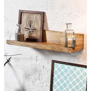 Handcrafted Mango <b>Wood</b> Floating Shelf - Wholesale B2B Pricing - Product Image 3