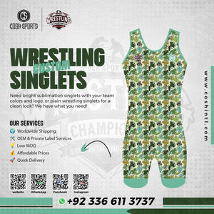 Singlet de Lucha Libre Personalizado de Alta Calidad, Singlet de Lucha Libre Sublimado, Singlet de Lucha Libre para Mujer - Product Image 6
