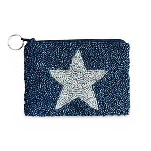 Monedero Llavero de Textil Bordado con Cuentas de Cristal y Borla, Cartera de Muñeca con Cierre de Cremallera, Hecho a Mano y Personalizable - Product Image 3