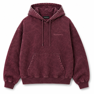 เสื้อฮู้ดดี้ผ้าฝ้ายฟลีซ 100% ดีไซน์คลาสสิค ล้างสีแบบแอซิดวอช น้ำหนัก 400 กรัม ทรงหลวมไหล่ตก คุณภาพพรีเมียม แห้งเร็ว มีกระเป๋า สำหรับผู้ชาย - Product Image 3