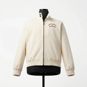 Veste Homme Personnalisée Légère Tissée Hiver Sportive Col Montant Logo Avant à Capuche Respirante Zippée - Product Image 3