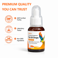 Gouttes d'huile de poisson Waylemo pour tortues et lézards, santé de la peau des reptiles, soutien articulaire, stimulant immunitaire, complément alimentaire 30 ml