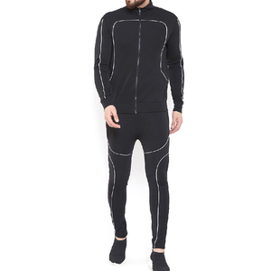 ชุดวอร์มผู้ชายแบบสั่งทำพิเศษ เสื้อแจ็คเก็ตและกางเกงทรงสปอร์ตทันสมัย เนื้อผ้าบางเบา สวมใส่สบาย ชุดลำลองสำหรับเล่นกีฬา - Product Image 1