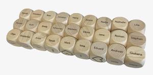 Dés en bois pour jeux de rôle, dés polyédriques en bois de qualité professionnelle pour jeux de table RPG, accessoires de jeu en gros - Product Image 2