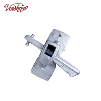 Étriers à vis à oreilles Vaishnav FA-1014 de qualité supérieure pour coffrage industriel en fonte malléable, pour barres déformées de 15/17 mm et barres de construction de 6-10 mm