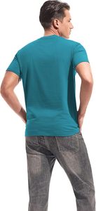 เสื้อยืดคอกลมแขนสั้นผู้ชาย สวมใส่สบาย ดีไซน์ทันสมัย สไตล์ลำลอง ผ้าฝ้าย 100% ป้องกันการเกิดขุย เหมาะสำหรับทำงาน ท่องเที่ยว และพักผ่อน - Product Image 6