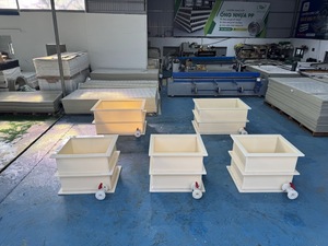 Conception personnalisée Capacité sur mesure Réservoir sous pression en PVDF Plastique Produits chimiques Eau Huile Carburant Vietnam Réservoir en plastique PVDF - Product Image 4