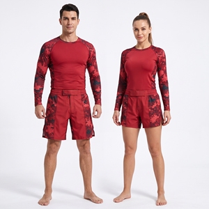 Camiseta de compresión premium Rash Guard Bjj de diseño popular para BJJ, MMA, Grappling, Fitness, Jiu Jitsu, camiseta de capa base. - Product Image 2