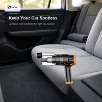 Aspirateur à main sans fil compact et innovant avec moteur sans balais de plus de 10 000 Pa pour un usage domestique et automobile