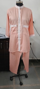 Cubrecamiseta de Lujo con Bordado, 100% Algodón, Estilo Urbano con Borlas, Elegante, Cuello Redondo, para Verano y Resort - Product Image 3