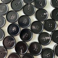 Boutons à bascule en corne de buffle polie finition naturelle, écologiques, pour vêtements et décorations de style animalier, logo personnalisé