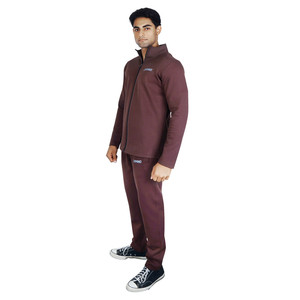 Conjunto Deportivo Personalizado de Felpa de Algodón y Poliéster para Hombre, Ropa Deportiva Cálida, OEM, ODM, Logotipo Personalizado, Venta al Por Mayor - Product Image 1