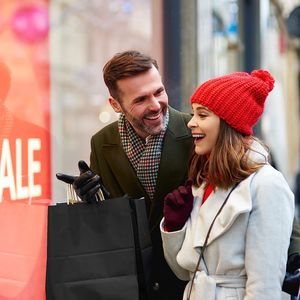 Bolsas de papel Kraft negras 16 \ "X 6 \" X 12 \ "Paquete a granel 25 Bolsas de compras de favor grandes Asas Bolsas de papel artesanales recicladas para pequeñas - Product Image 6