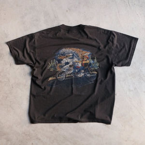 Camisetas Gráficas Streetwear, Camisetas Blancas para Hombre con Estampado DTG, Camisetas Vintage Personalizadas de Gran Tamaño, Ropa para Hombre de Tallas Grandes, Lavado Ácido - Product Image 3