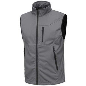 Gilet softshell haute performance pour homme – Gilet utilitaire imperméable doublé polaire pour le travail en extérieur - Product Image 2