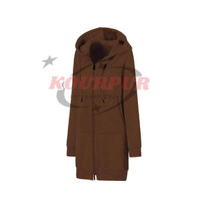 Sudadera con Capucha para Mujer, Manga Larga, Asimétrica, Color Sólido, Informal, Tejida, con Bolsillos, para Otoño, Personalizable - Product Image 5