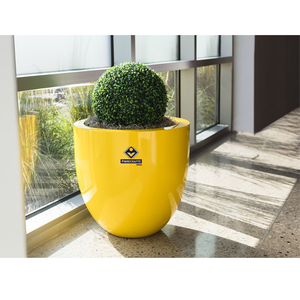 Maceta Minimalista de Fibra de Vidrio 2026, Circular, Gris, para Jardín Exterior, Contenedor Duradero para Plantas y Flores - Product Image 3