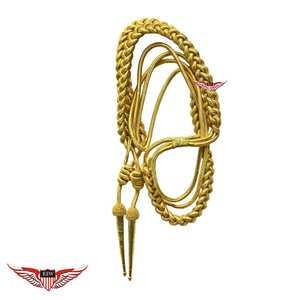 Aiguillette dorée à tresses, Aiguillette dorée à fil, Cordon doré, Aiguillette dorée - Product Image 6