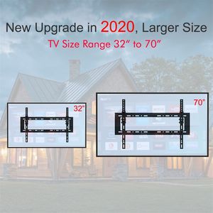 Supporto da Parete in Acciaio per TV da 32''-70'' TMW798 Vesa 100x100 con Funzione Girevole e Inclinabile e Livella a Bolla per Compatibilità Dimensionale - Product Image 4
