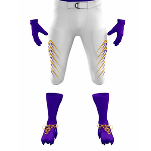 ชุดยูนิฟอร์มอเมริกันฟุตบอลสำหรับผู้ใหญ่แบบสั่งทำพิเศษจากโรงงานโดยตรง พร้อมบริการพิมพ์ลายกีฬา ราคาขายส่ง - Product Image 6