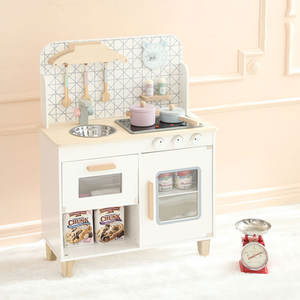 Premium Scandi Wooden Unisex <b>Kitchen</b> Set 660*420*210 Fiesta Cooking Tools Kids' Role Playing & <b>Food</b> <b>Toys</b> - Product Image 2