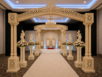 Mandap de mariage indien de luxe moderne en fibre de verre - Marque DSTEXPORTS - Nouvelle arrivée - Léger - Taille personnalisée