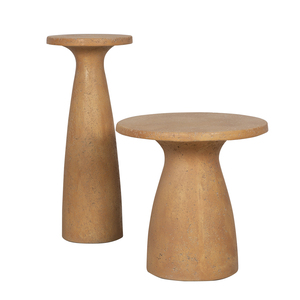 Produits tendance fabriqués au Vietnam, table d'appoint en pierre, table d'appoint sur piétement, emballage personnalisé - Product Image 1