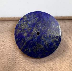 Cadran de montre en lapis-lazuli naturel 28,5 mm, cadran de montre en pierre bleue avec trou central, fabricant de cadran de montre en pierres précieuses de luxe sur mesure - Product Image 3