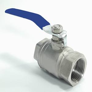 Vanne à boisseau sphérique monobloc de haute qualité à commande manuelle par levier, raccord fileté NPT femelle 3/8, faible coût OEM/ODM pour l'industrie pétrolière et gazière - Product Image 1