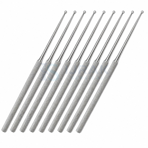 10 Curettes auriculaires en acier inoxydable personnalisables avec logo, nouvelle arrivée, excellente qualité, instruments ORL - Product Image 2