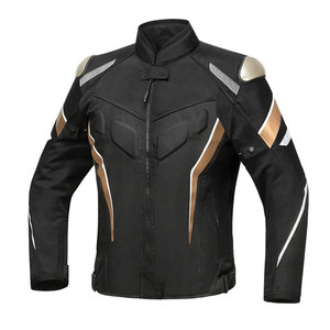 ชุดมอเตอร์ไซค์สำหรับแข่งแบบกันน้ำ ดีไซน์ OEM ผลิตจากผ้าคอร์ดูร่า ประกอบด้วยเสื้อแจ็คเก็ตและกางเกง - Product Image 2