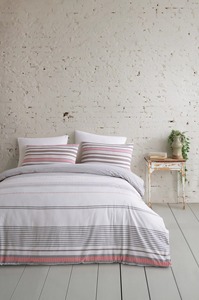 Ensemble de housse de couette en coton de qualité supérieure, deux taies d'oreiller, ensembles de housses de couette modernes et élégants - Product Image 2