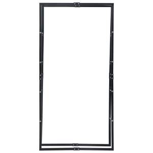 Support à bois de chauffage en acier noir 39,4''x9,8''x78,7'' Accessoire pour cheminées - Product Image 4