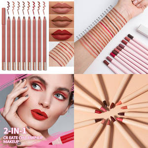 Crayon à lèvres mat à label privé, imperméable, longue tenue, haute pigmentation, maquillage pour le contour des lèvres, cosmétiques - Product Image 4