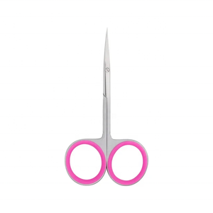 Ciseaux à cuticules Tegra Surgical, manche rose, acier inoxydable professionnel, pour droitiers, durables, pour la manucure - Product Image 4