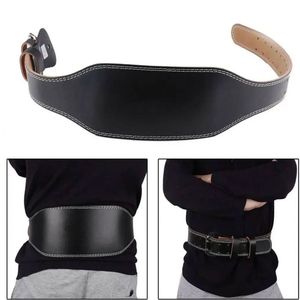 Ceinture de musculation PowerLift Pro en cuir véritable pour soulevé de terre et squat – Ceinture Iron Grip Pro – Soutien lombaire robuste - Product Image 3