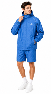 Water Activated Pattern Reveal Windbreaker Suit Wholesale Quick Dry Breathable 2 Piece Sets Waterproof Windbreaker men's jackets - Product Image 5