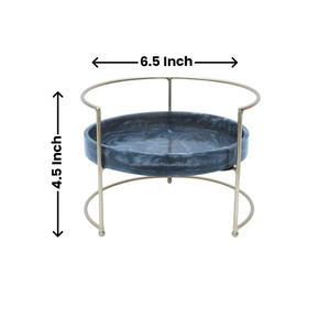 Epoxy <b>Resin</b> Serving Tray Home Kitchen and <b>Table</b> <b>Top</b> Accessories Handmade Shape Epoxy <b>Resin</b> Tray With Metal Handle - Product Image 3